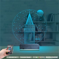 Galata Kulesi 3D Lamba - Masa Gece Lambası Galata Kulesi 3D Lamba - Masa Gece Lambası