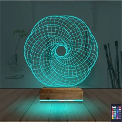 Geometrik Dekoratif 3D Lamba - Masa Gece Lambası Geometrik Dekoratif 3D Lamba - Masa Gece Lambası