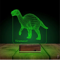 Dinozor Tiranazor 3D Lamba - Masa Gece Lambası