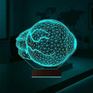 Göz Doktoru Hediye 3D Lamba - Masa Gece Lambası Göz Doktoru Hediye 3D Lamba - Masa Gece Lambası