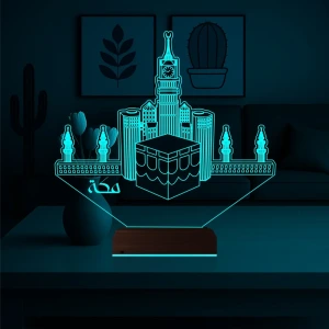 Kabe Mekke 3D Lamba - Masa Gece Lambası Kabe Mekke 3D Lamba - Masa Gece Lambası