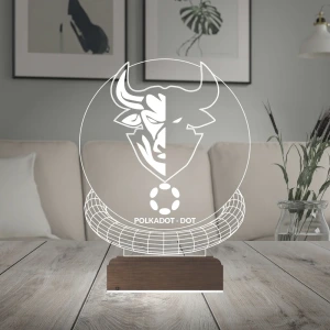 Crypto Polkadot Dot Coin Kripto Finans 3D Lamba - Masa Gece Lambası