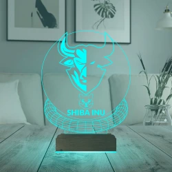 Crypto Shiba Inu Coin Kripto Finans 3D Lamba - Masa Gece Lambası Crypto Shiba Inu Coin Kripto Finans 3D Lamba - Masa Gece Lambası