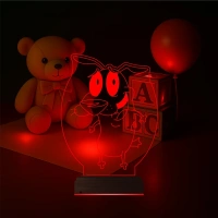 Çocuk Odası Çizgi Film 3D Lamba - Masa Gece Lambası Çocuk Odası Çizgi Film 3D Lamba - Masa Gece Lambası