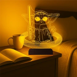Çizgi Film Yoda 3D Lamba - Masa Gece Lambası Çizgi Film Yoda 3D Lamba - Masa Gece Lambası