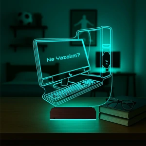 Bilgisayar Tasarım Gamer Pc Kişiye Özel 3D Lamba - Masa Gece Lambası Bilgisayar Tasarım Gamer Pc Kişiye Özel 3D Lamba - Masa Gece Lambası