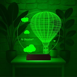 Balon Bulut Tasarım Kişiye Özel 3D Lamba - Masa Gece Lambası Balon Bulut Tasarım Kişiye Özel 3D Lamba - Masa Gece Lambası