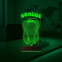 Diş Hekimi Diş Doktoru Hediye Dentist Kişiye Özel 3D Lamba - Masa Gece Lambası Diş Hekimi Diş Doktoru Hediye Dentist Kişiye Özel 3D Lamba - Masa Gece Lambası