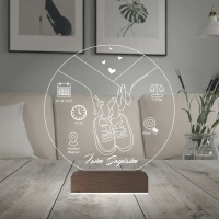 Yeni Doğan Bebek Hediye Kişiye Özel 3D Lamba - Masa Gece Lambası Yeni Doğan Bebek Hediye Kişiye Özel 3D Lamba - Masa Gece Lambası