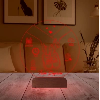Yeni Doğan Bebek Hediye Kişiye Özel 3D Lamba - Masa Gece Lambası Yeni Doğan Bebek Hediye Kişiye Özel 3D Lamba - Masa Gece Lambası
