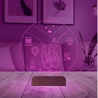 Yeni Doğan Bebek Hediye Kişiye Özel 3D Lamba - Masa Gece Lambası Yeni Doğan Bebek Hediye Kişiye Özel 3D Lamba - Masa Gece Lambası