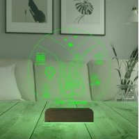 Yeni Doğan Bebek Hediye Kişiye Özel 3D Lamba - Masa Gece Lambası Yeni Doğan Bebek Hediye Kişiye Özel 3D Lamba - Masa Gece Lambası