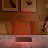 Yeni Doğan Kız Bebek Hediye Kişiye Özel 3D Lamba - Masa Gece Lambası